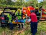 Saída de pista deixa mulher ferida na BR-163; assista ao vídeo