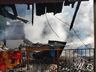 Residência é destruída por incêndio no interior de Riqueza