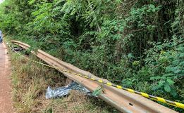 Mulher morre em queda de moto na SC-496 entre Descanso e Belmonte