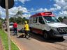 Motociclista é socorrido em estado grave após acidente em São Miguel do Oeste 