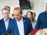 Governador Jorginho Mello cumpre roteiro na região e visita Hospital Regional