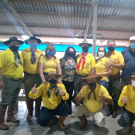 Empossada nova Patronagem do Grupo de Cavalarianos do CTG Porteira Aberta