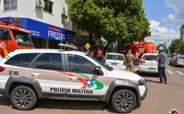 Colisão entre dois veículos é registrada no centro de SMOeste 