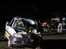 Colisão frontal deixa dois mortos e um ferido na BR-282; vídeo