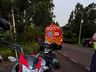 Motociclista sofre queda ao colidir com cachorro no interior de SMO 