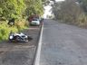 Motociclista fica ferido em saída de pista na SC 163 em Iporã do Oeste