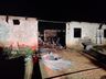 Incêndio destrói trator e parte de galpão no interior de Iraceminha  