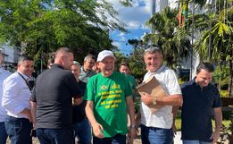 Luciano Hang visita terrenos e reafirma área preferida para Havan em SMO 