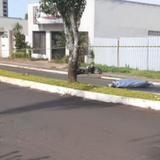 Motociclista morre em acidente no centro de Xanxerê