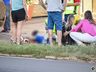 Colisão traseira deixa casal ferido na Willy Barth; assista ao vídeo