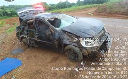 Criança de sete anos morre em acidente na SC-305