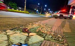 VÍDEO: Polícia busca identificar condutor que atropelou homem e fugiu sem prestar socorro