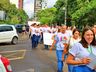 SMO: Caminhada alusiva ao fim da violência contra a mulher reúne cerca de 80 pessoas 