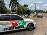 Motociclista passa ao lado de lombada e colide em carro em SMO