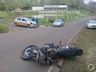 Colisão entre carro e moto deixa homem ferido em Itapiranga