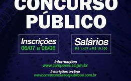 Campo Erê abre inscrições para concurso público