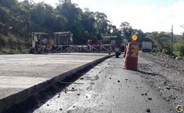Saiba como está o andamento das obras na BR-163, em São José do Cedro; assista