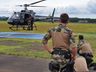 Policiais Militares participam de treinamento com helicóptero do SAER