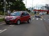 Colisão traseira deixa motociclista ferido em São Miguel do Oeste 