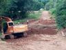 Seguem as obras de construção das cabeceiras para a nova ponte