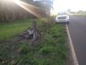 Motociclista fica ferido em acidente na SC-480 