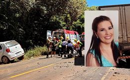 Identificada mulher que morreu em acidente na SC 163