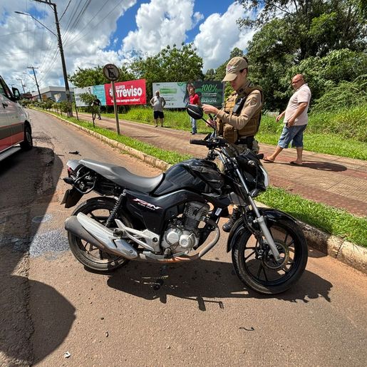 Motociclista é socorrido em estado grave após acidente em São Miguel do Oeste 