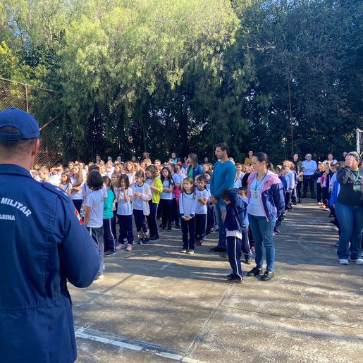 Simulação envolve cerca de 300 alunos em escola de São Lourenço do Oeste
