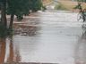 Chuva intensa em Palma Sola causa pontos de alagamento