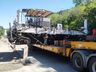 Realizado o transporte da pavimentadora da BR-163