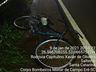 Acidente com ciclista e caminhão é registrado na SC-160