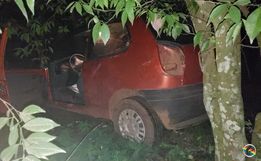 Motorista nega se identificar, tenta agredir policiais e é detido após acidente