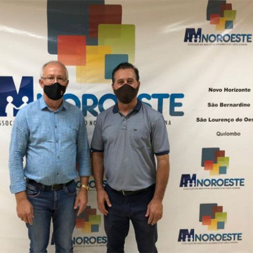 Prefeito de Novo Horizonte é eleito novamente presidente da AMNoroeste
