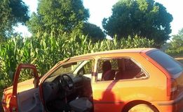 Motorista fica ferida em capotamento no interior de Iporã do Oeste