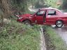 Saída de pista na BR-282 mobiliza SAMU, Bombeiros e Polícia Rodoviária Federal