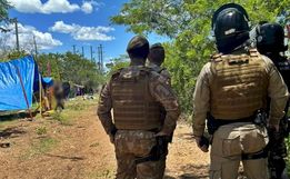 Ação da Polícia Militar impede invasão de terra em Santa Catarina