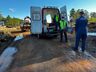 Trabalhador fica ferido ao cair de carroceria de caminhão, em Descanso 