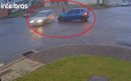 VÍDEO: Câmera flagra motorista fugindo após acidente em SMOeste 