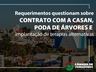 Vereadores aprovam requerimento questionando contrato com a Casan em SMOeste