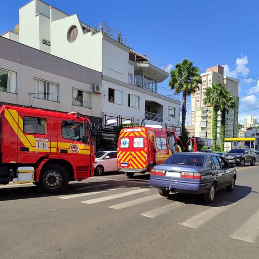 Idosa de 78 anos é atropelada no centro de Maravilha e sofre fraturas