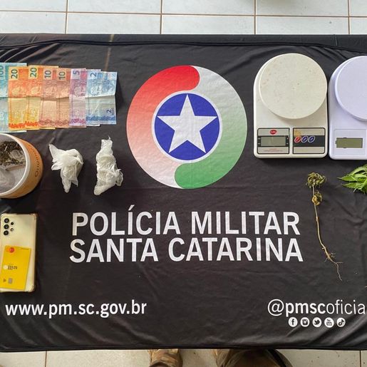 Dois homens são presos por tráfico de drogas em São Miguel do Oeste
