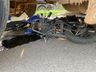 Motociclista fica gravemente ferido em colisão na Willy Barth, em SMOeste 