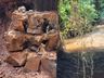 Ponte é destruída com as fortes chuvas em São José do Cedro