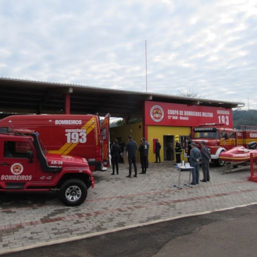 Quartel dos  Bombeiros de Mondaí terá programação alusiva ao aniversário de 3 anos