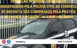 Criminosos são condenados pela prática de roubos à residências em Romelândia