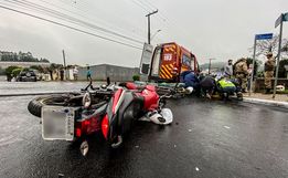 VÍDEO: Motorista invade preferencial e causa acidente em SMO