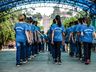 Escola Cívico Militar de São Miguel do Oeste realiza ato cívico na praça