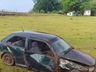 Condutor fica ferido em saída de pista na SC 163 em Descanso