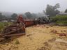 Carreta sai da pista, tomba e pega fogo em Romelândia