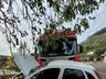 Colisão entre carro e caminhão deixa mulher ferida em Flor do Sertão
